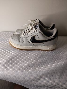 Nike Air Force 1 Low Grey with Black Women's Size 7.5